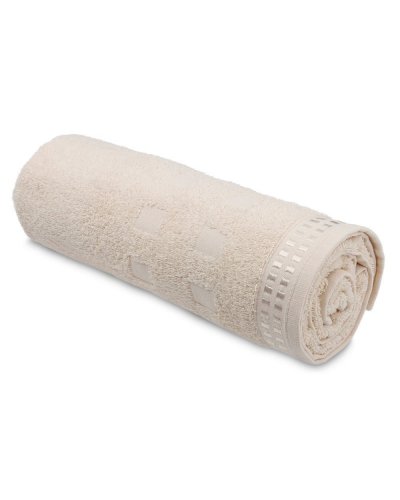 Asciugamano in spugna di cotone Ariel II Beige
