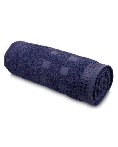 Asciugamano in spugna di cotone Ariel II Blu