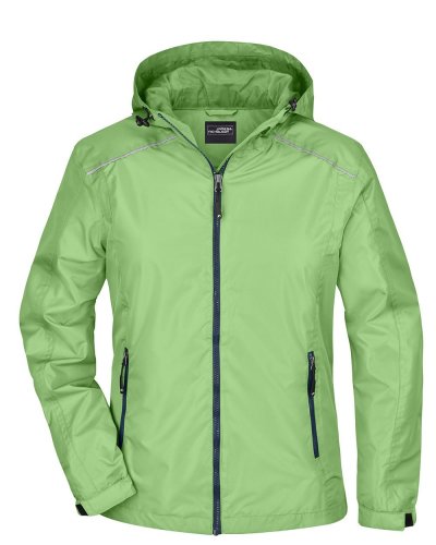 Ladies' Rain Jacket Spring-green/navy