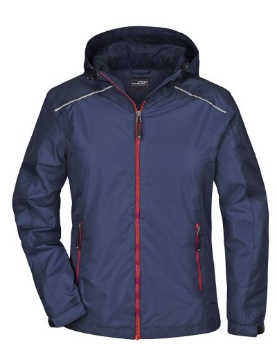 Ladies' Rain Jacket NavyRed