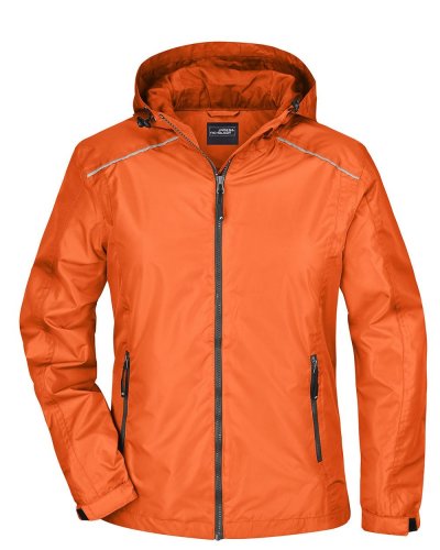 Ladies' Rain Jacket Orange/carbon