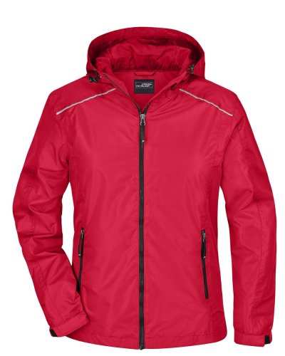 Ladies' Rain Jacket Red/Black