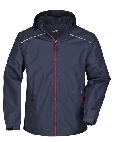 Men's Rain Jacket NavyRed