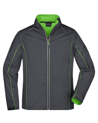 Men's Zip-Off Softshell Jacket Iron-grey/green