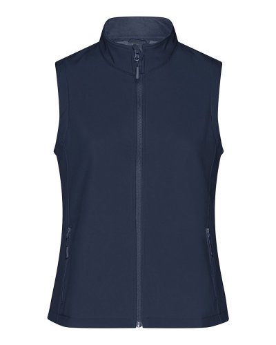Ladies' Promo Softshell Vest Navy/Navy