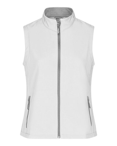 Ladies' Promo Softshell Vest White/white