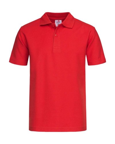 Polo manica corta per bambini - Stedman Scarlet Red