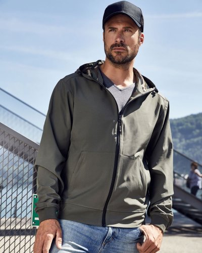 Men's Hooded Softshell Jacket