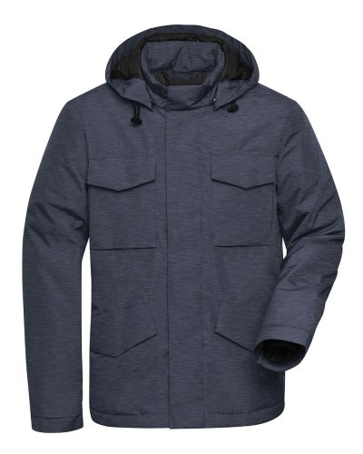 Men's Business Jacket Black-melange