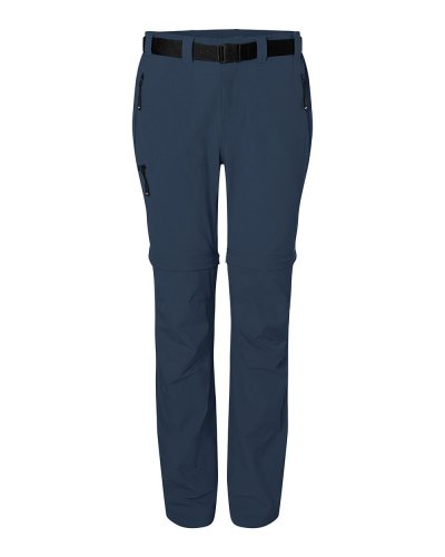 Pantaloni donna da trekking trasformabili James & Nicholson Navy