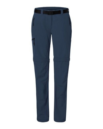 Pantaloni uomo da trekking trasformabili James & Nicholson Navy