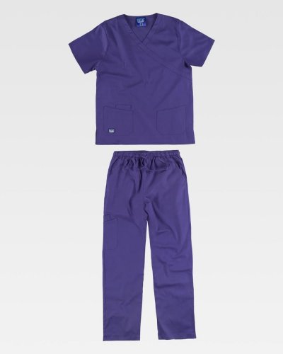 Kit pantalone e casacca unisex elasticizzato PURPLE