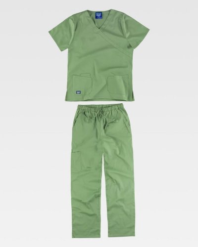 Kit pantalone e casacca unisex elasticizzato GREEN