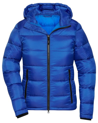 Ladies Padded Jacket Electric-blue/nautic