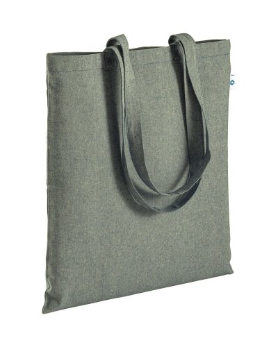 Shopper in cotone riciclato Verde