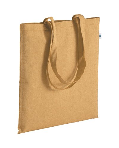 Shopper in cotone riciclato Giallo