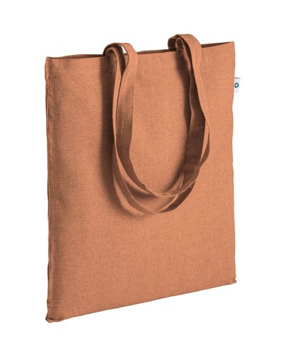 Shopper in cotone riciclato Arancione