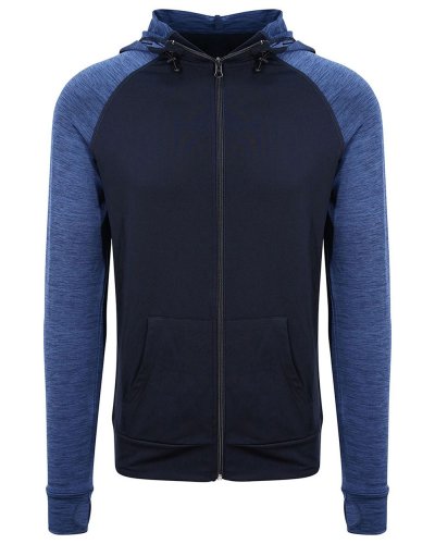 Men's Cool Contrast Zoodie Navy/navy melange