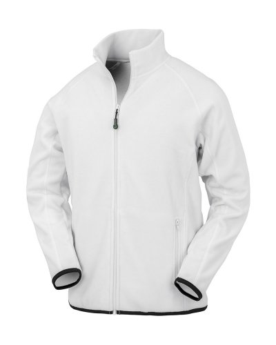 Giacca Pile PE riciclato Polarthermic Bianco