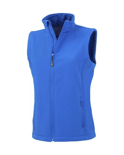 Gilet Softshell Donna2 strati stampabile riciclato