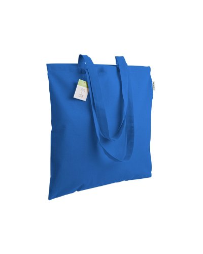 Shopper in cotone organico Blu Royal