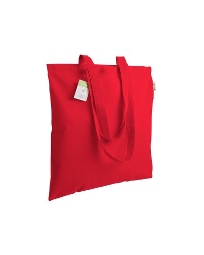 Shopper in cotone organico Rosso
