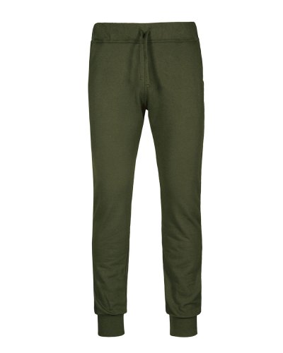 Pantalone fit in felpa french terry Militare