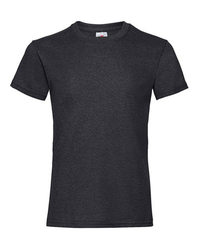 T-shirt bambina Value Weight Dark Heather Grey