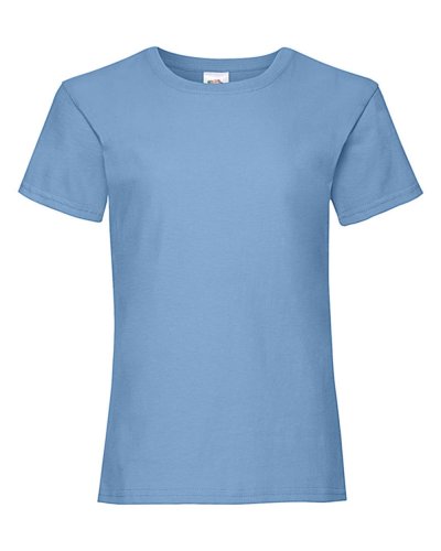 T-shirt bambina Value Weight Sky blue