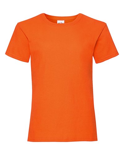 T-shirt bambina Value Weight Arancione
