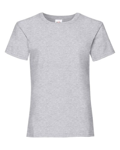 T-shirt bambina Value Weight Heather grey