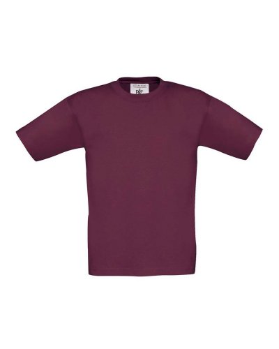 T-shirt Exact 150 Bambino Burgundy