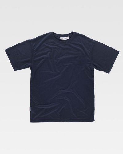 T-shirt girocollo manica corta alta visibilità NAVY
