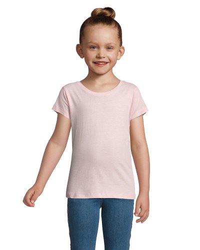 T-Shirt Bambina Cherry Rosa Medio