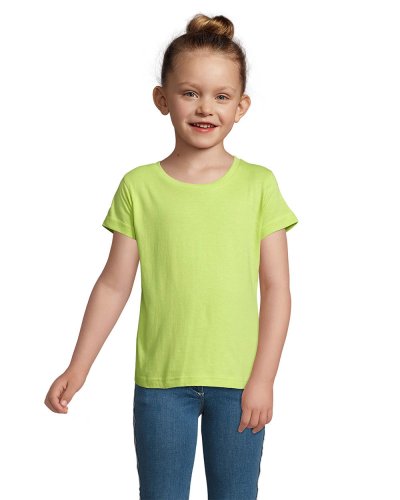 T-Shirt Bambina Cherry Verde Mela