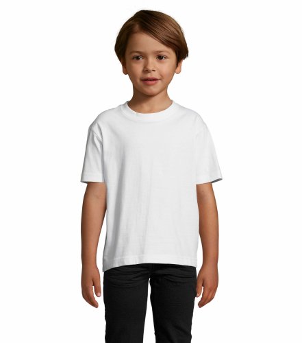 T-shirt bambino girocollo Imperial Bianco