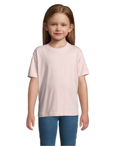 T-shirt bambino girocollo Imperial Rosa Medio