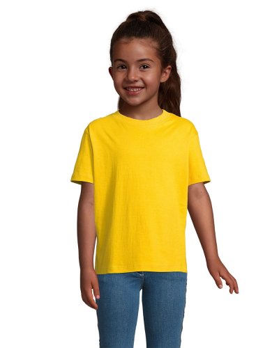 T-shirt bambino girocollo Imperial Giallo Oro