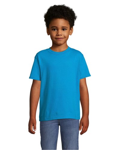 T-shirt bambino girocollo Imperial Acqua