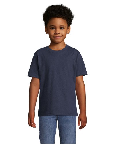 T-shirt bambino girocollo Imperial Blu Oltremare