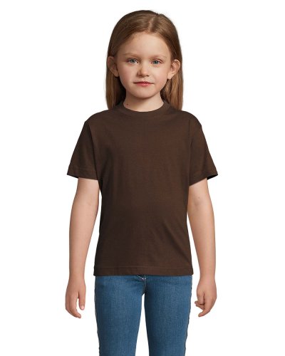 T-shirt bambino girocollo Imperial Cioccolato