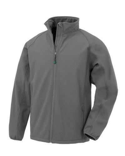 Men's Recycled 2 Layer Printable Softshell Jacket Workguard grey