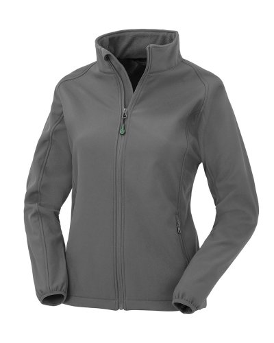 Women's Recycled 2 Layer printable Softshell Jacket Workguard grey