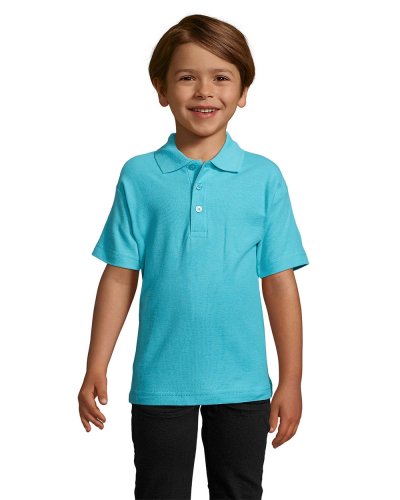 Polo bambino Summer II Blu Atollo