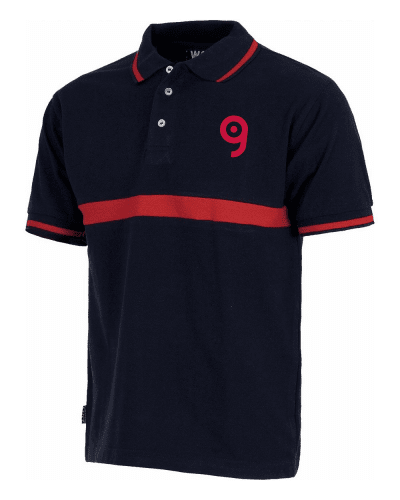 Polo 100% cotone banda bicolore manica corta