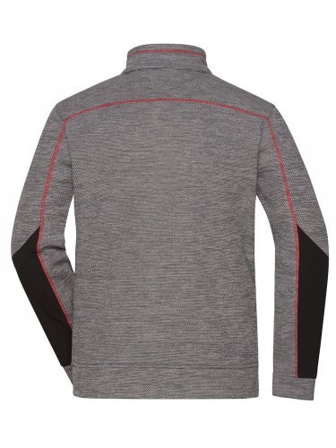 Giacca pile uomo zip YKK riciclato 80%