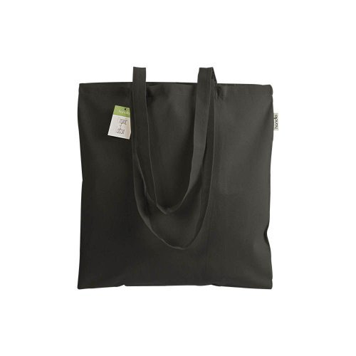 Shopper cotone organico 100%  38x42 cm manici lunghi