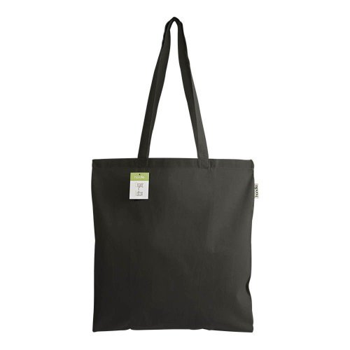 Shopper cotone organico 100%  38x42 cm manici lunghi