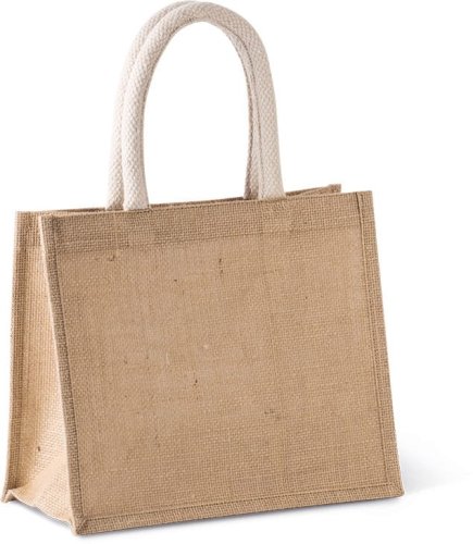 Shopper media in juta e cotone 26x14x22cm robusta – EcoBags