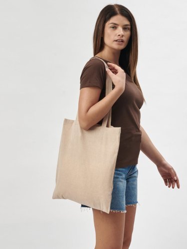 Shopper Cotone Riciclato 38x42cm Manici Lunghi 67cm